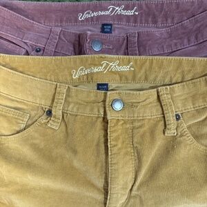 Universal thread corduroy jeggings